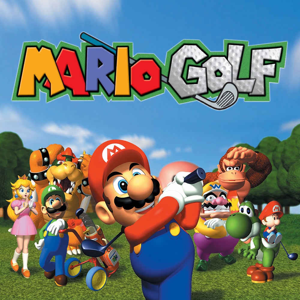 The cover of Mario Golf